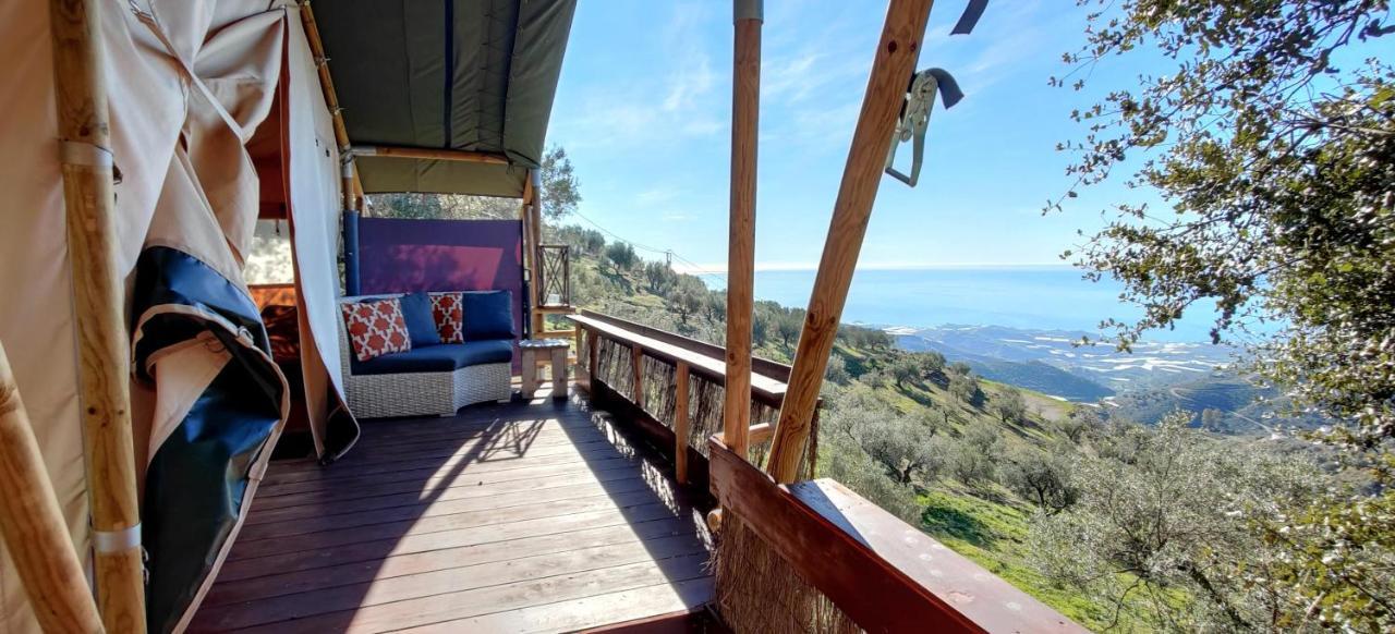 Campo Agave Luxury Tents Sayalonga Exterior foto