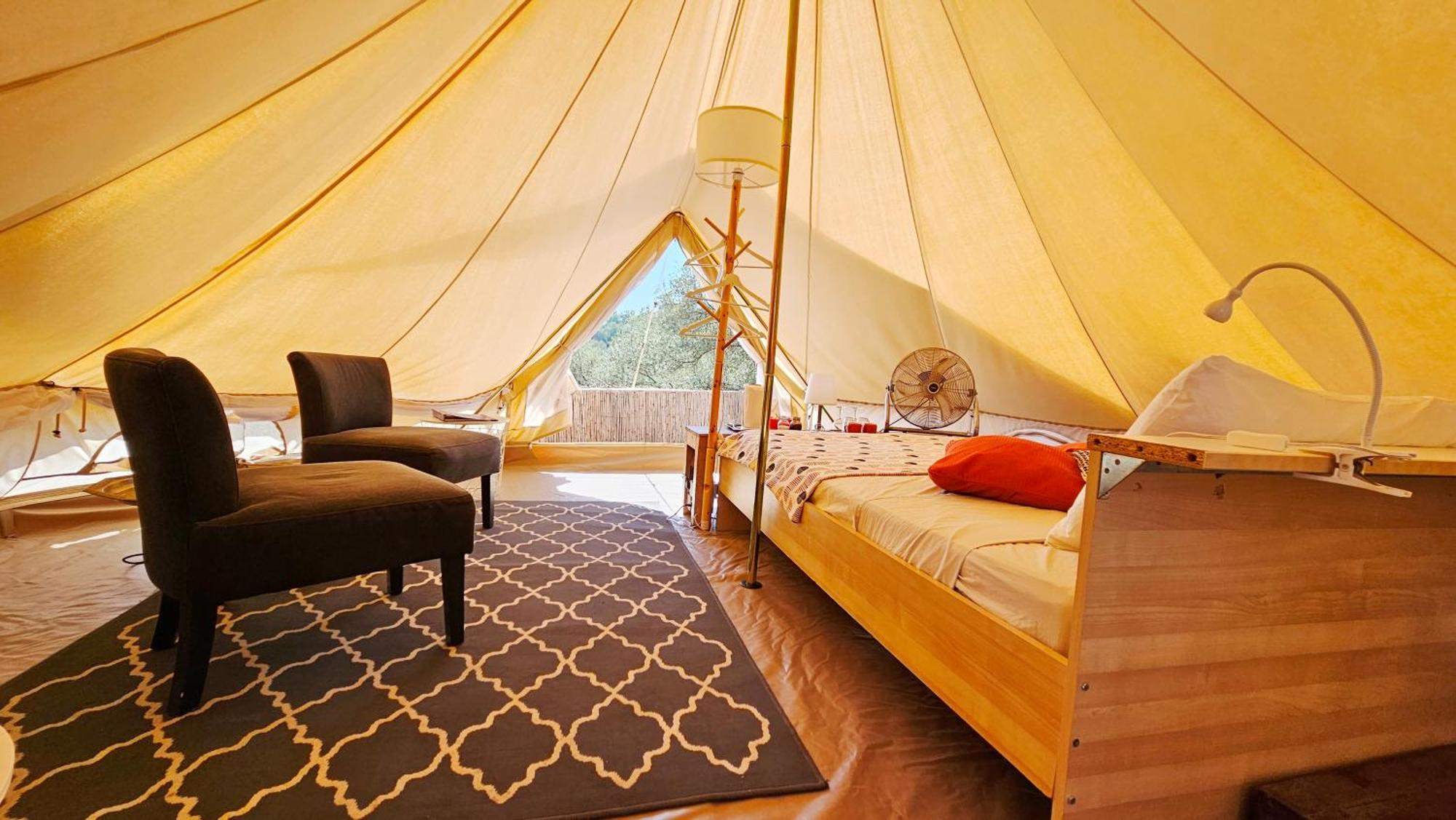 Campo Agave Luxury Tents Sayalonga Exterior foto