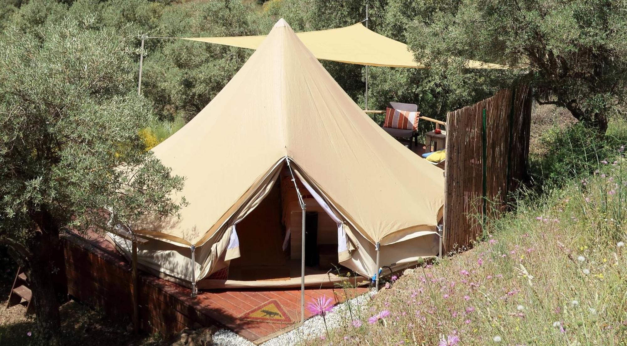 Campo Agave Luxury Tents Sayalonga Quarto foto
